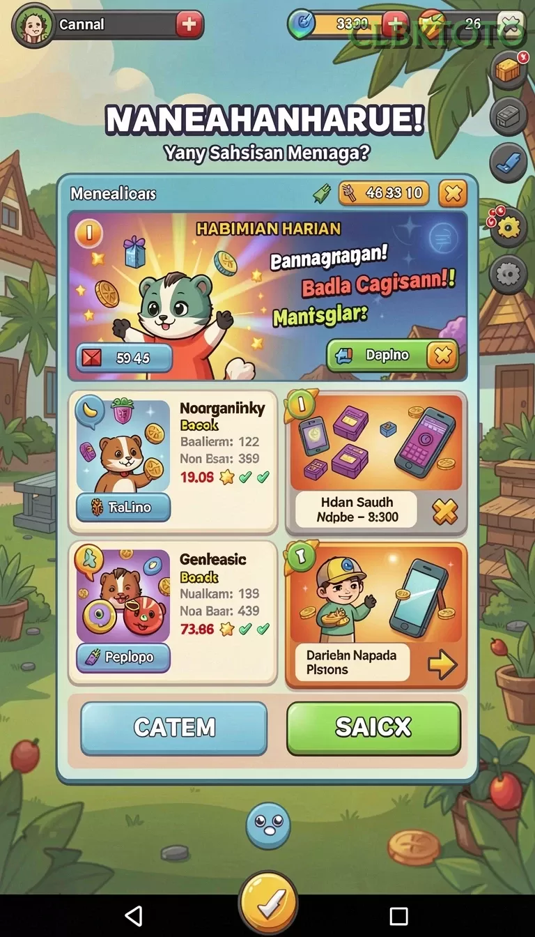 Cuplikan layar INOVA77 — halaman utama