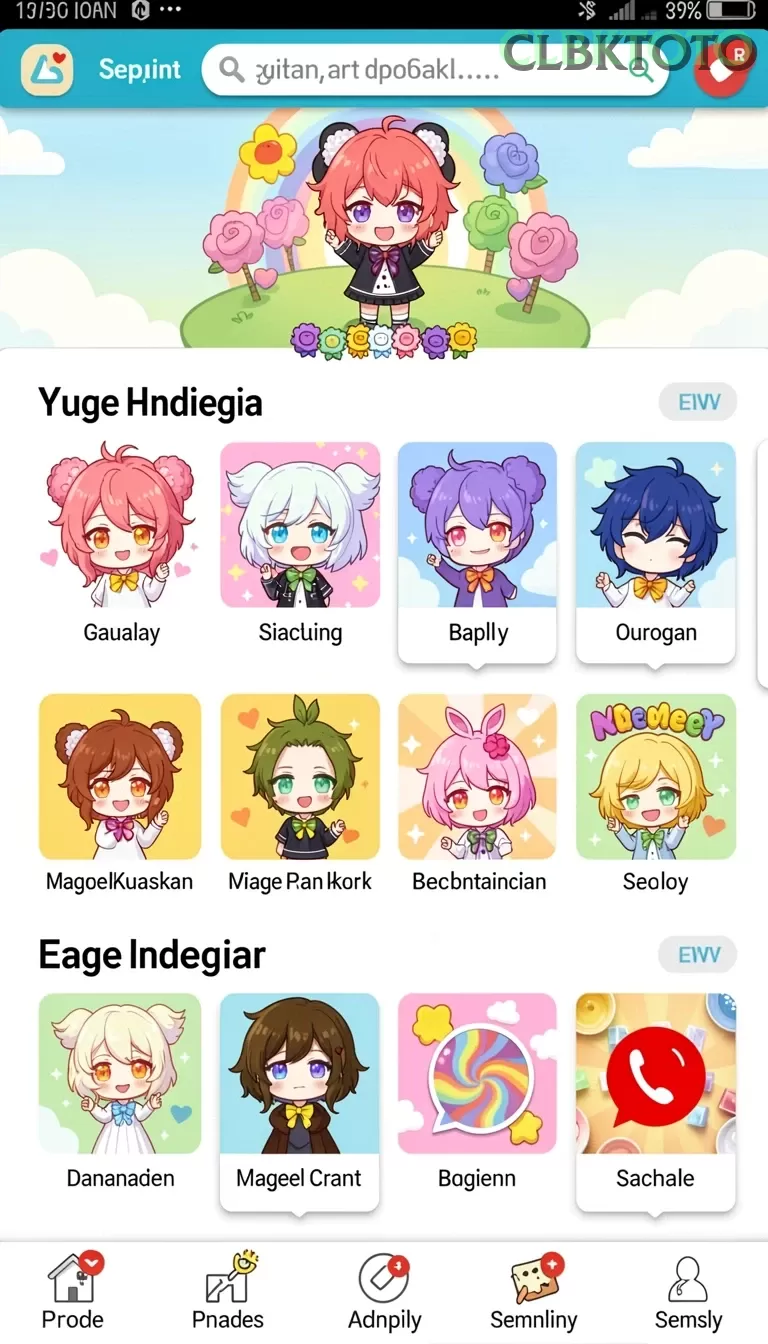 Cuplikan layar DI1 — halaman utama