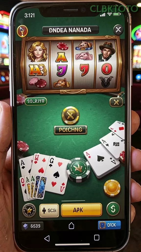 Cuplikan layar SUPRASLOT — menu navigasi